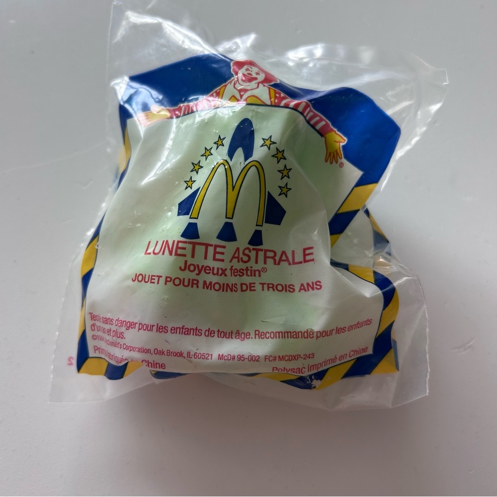Vintage McDonald's Astro Viewer 1994 Sealed in bag 90’s Happy Meal Toy